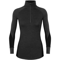 Icebreaker Women's BodyfitZone Merino 260 Zone Long Sleeve Half Zip Thermal Top