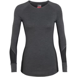 Icebreaker Women's BodyfitZone Merino 260 Zone Long Sleeve Crewe Thermal Top
