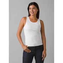 Prana Women's Foundation Rib Tank 7 Prana Women's Foundation Rib Tank -Active Wear Shop 1971001 WHITE 1
