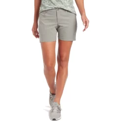KUHL Women's Trekr Short 5.5" -Active Wear Shop 6356 Trekr Short 5 5in Stone Front 1