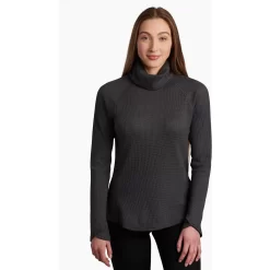 KUHL Women's Petra Turtleneck -Active Wear Shop 8066 Petra Turtleneck Pavement Front