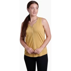 KUHL Women's Shay Tank 11 KUHL Women's Shay Tank -Active Wear Shop 8408 Shay Tank Honey Front