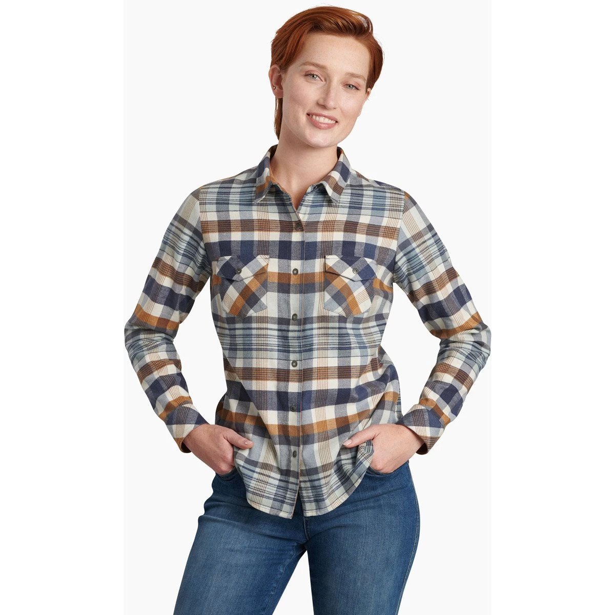 KUHL Women's Tess Flannel Long Sleeve 1 KUHL Women's Tess Flannel Long Sleeve
