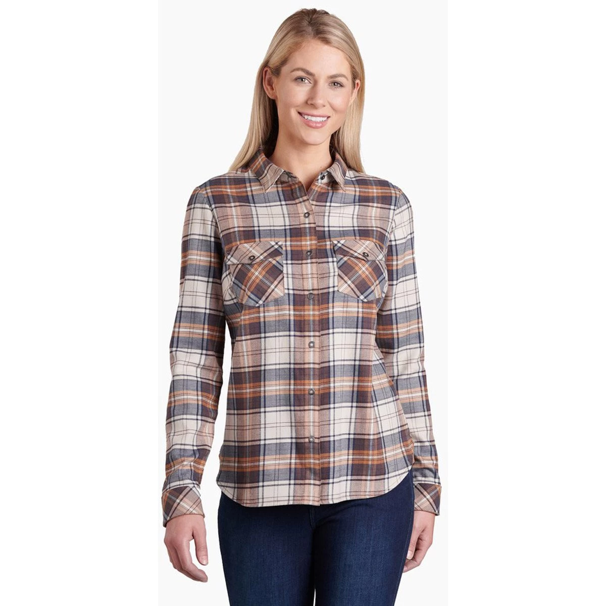 KUHL Women's Tess Flannel Long Sleeve 2 KUHL Women's Tess Flannel Long Sleeve - Image 2