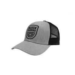 Black Diamond BD Trucker Hat 10 Black Diamond BD Trucker Hat -Active Wear Shop FX7L 113 BD TRUCKER HAT HEATHERED ALUMINUM 01