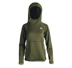 Women's Leah Fleece Pullover Hoody 5 Women's Leah Fleece Pullover Hoody -Active Wear Shop Leah PineGreen