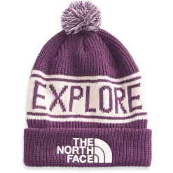 The North Face Retro TNF Pom Beanie -Active Wear Shop NF0A3FMP 20Q hero