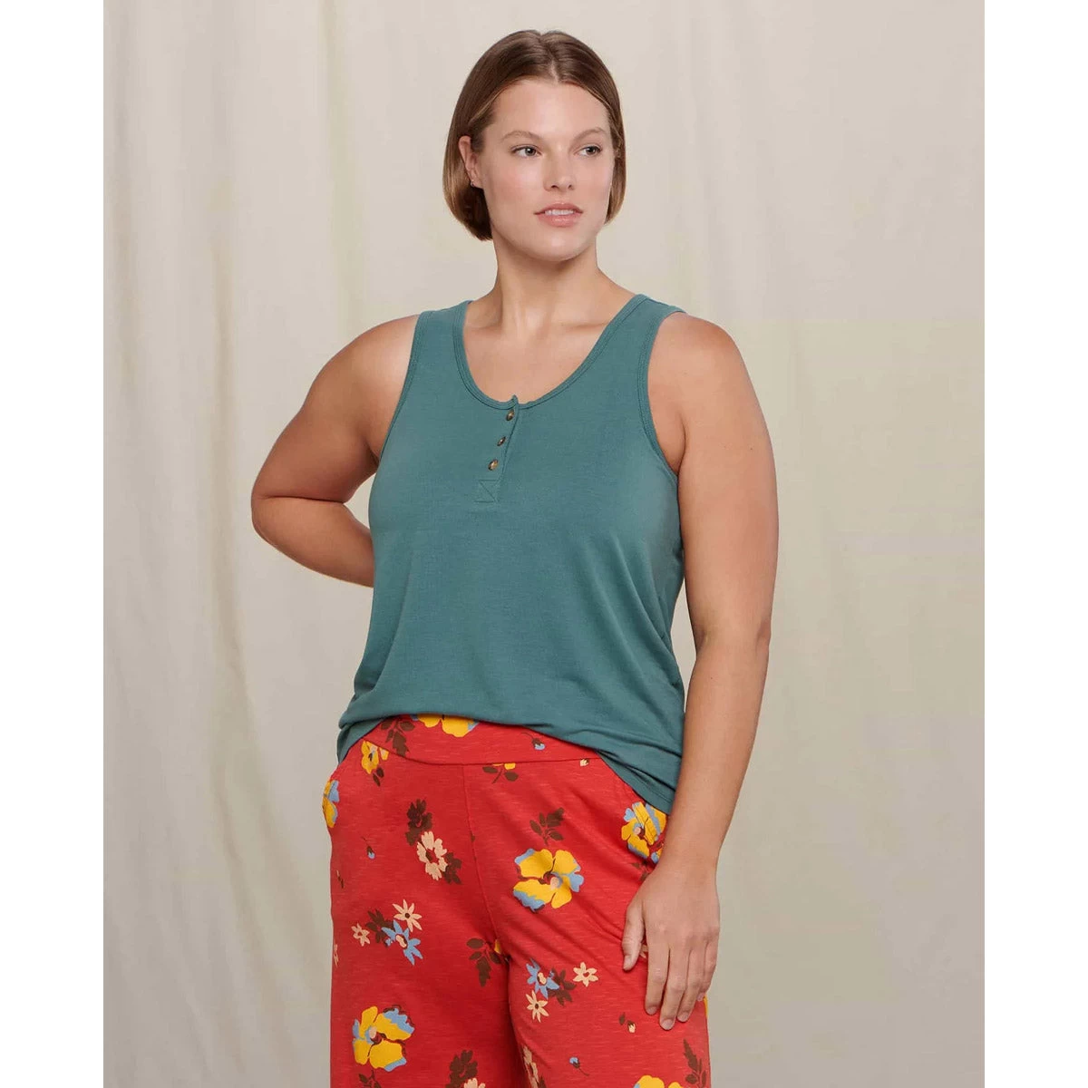 Women's Piru Henley Tank 4 Women's Piru Henley Tank - Image 4