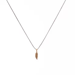 Tiny Charm Necklace - 16" 27 Tiny Charm Necklace - 16" -Active Wear Shop TinyCharmFeatherGold 2012 TA G 16