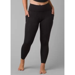 Prana Women's Becksa 7/8 Legging -Active Wear Shop W41180589 BLACKHEATHER