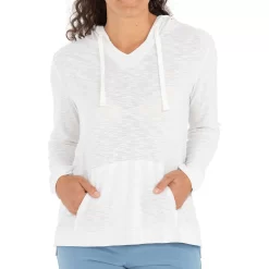 Women's Bamboo Slub Hoodie 7 Women's Bamboo Slub Hoodie -Active Wear Shop WSLH 103 P 1