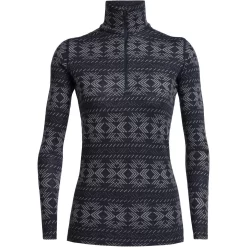 Icebreaker Women's 250 Vertex Ls Half Zip Crystalline