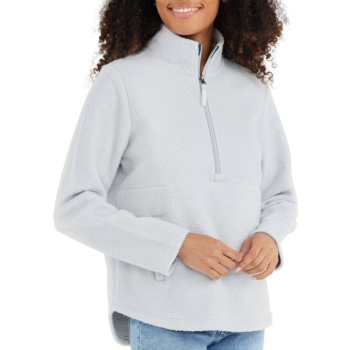 Women's Bamboo Sherpa Fleece Half Zip 1 Women's Bamboo Sherpa Fleece Half Zip